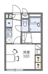 レオパレスＭＯＮＴＥＭＡＲＥの物件間取画像